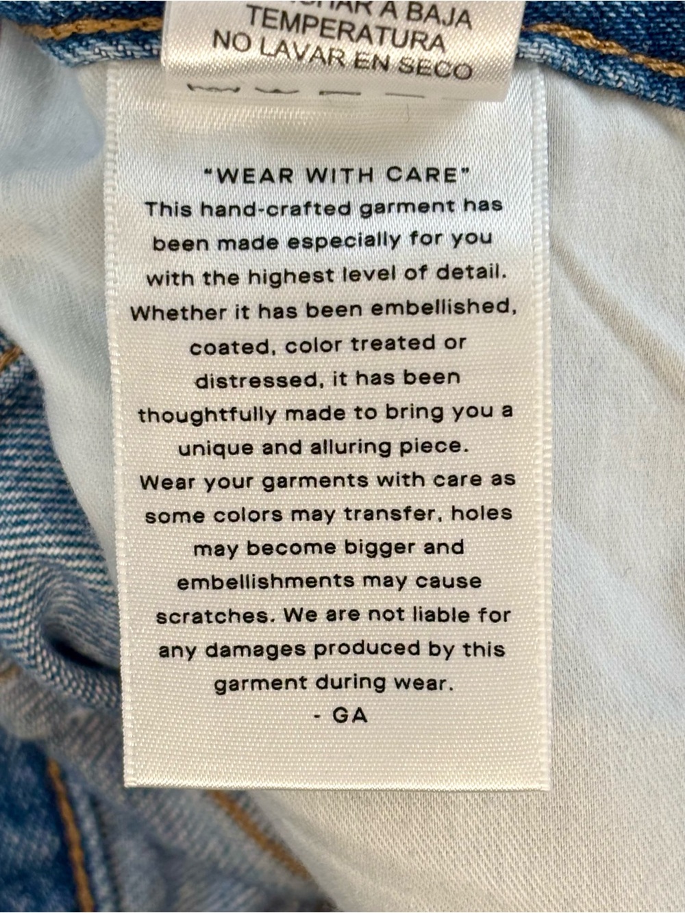 Good American The Khloé Jean Womens Size 6/28 High Rise Distressed - Picture 11 of 11